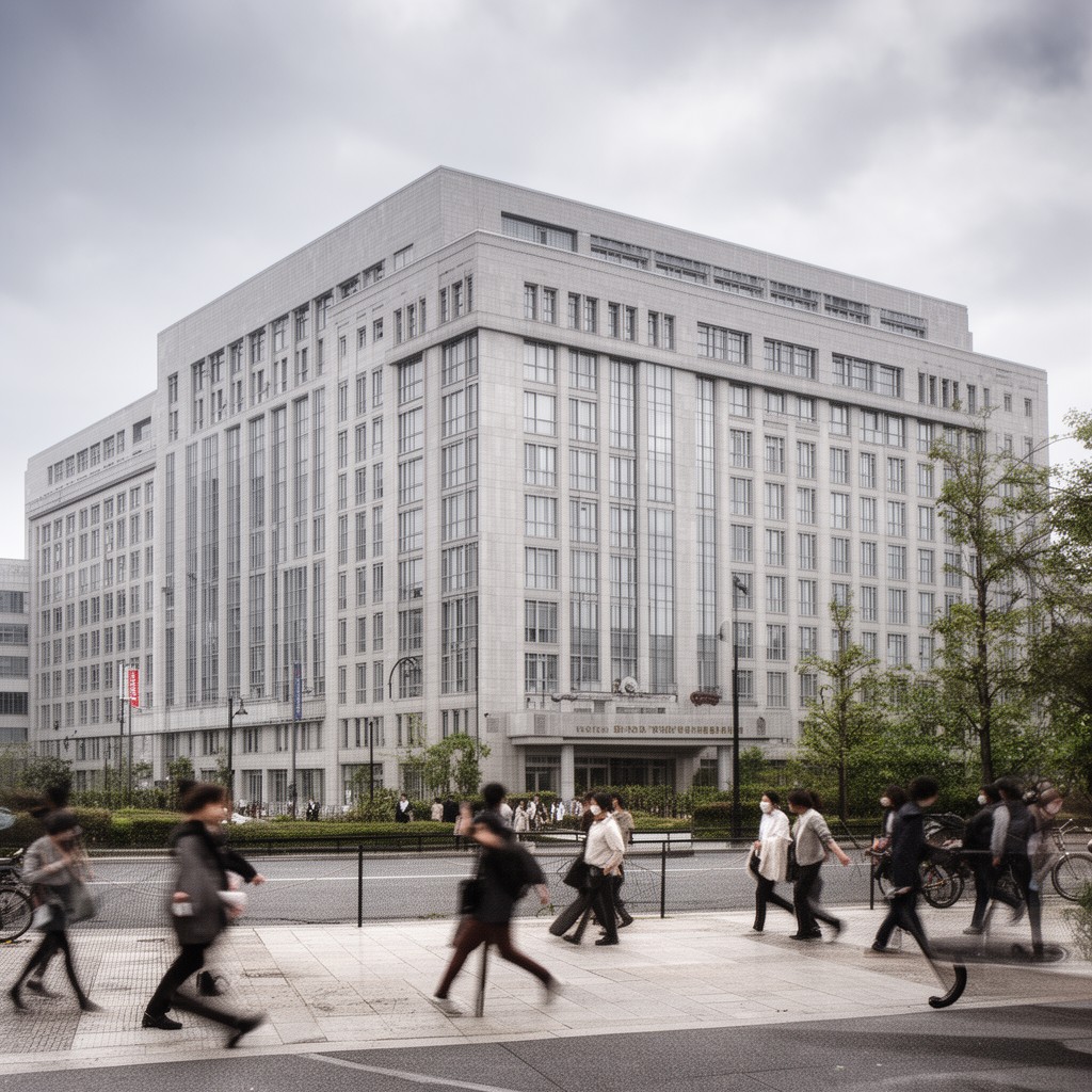 AI-generated illustration of Tokyo District Public Prosecutors Office