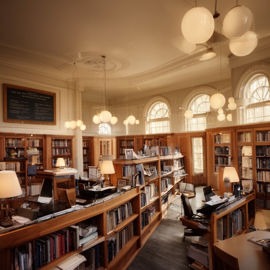 AI-generated illustration of Yale College Dean’s Office
