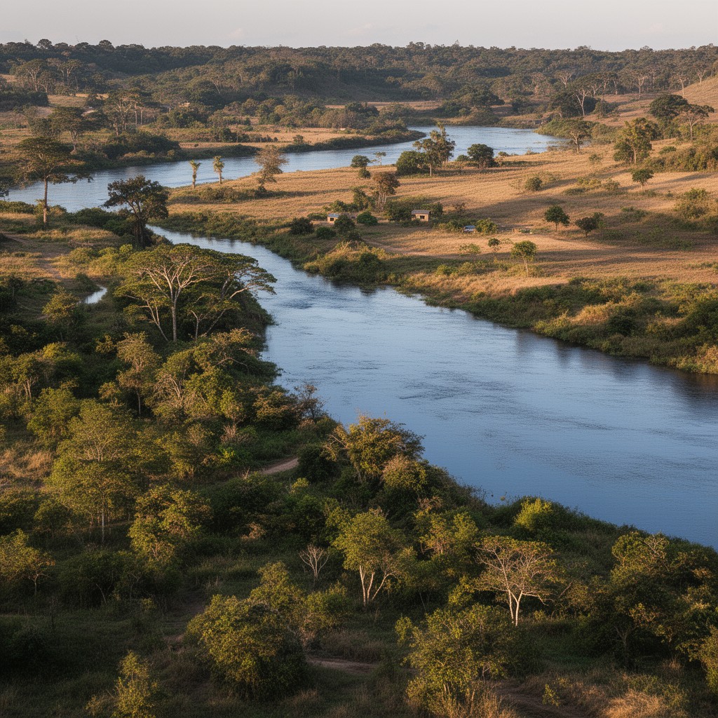 AI-generated illustration of Paraguay River