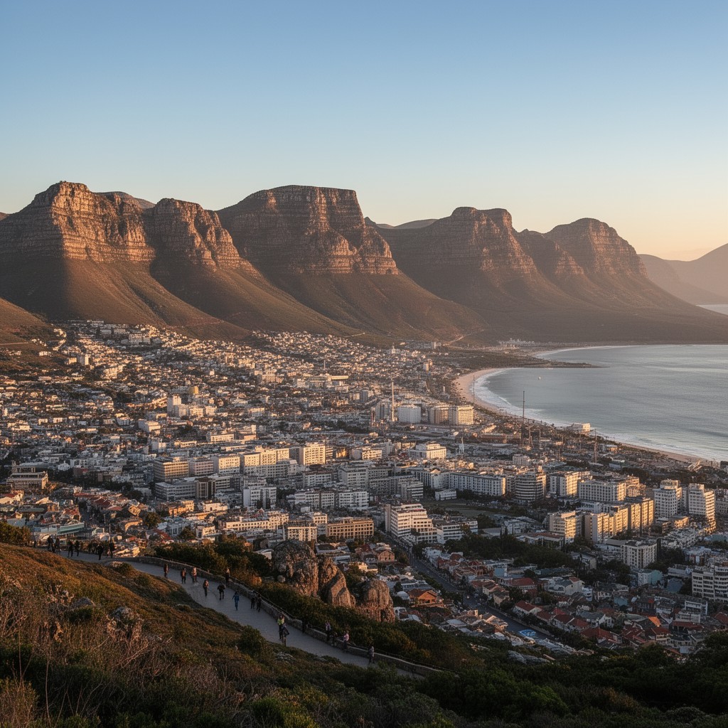 AI-generated illustration of Cape Town