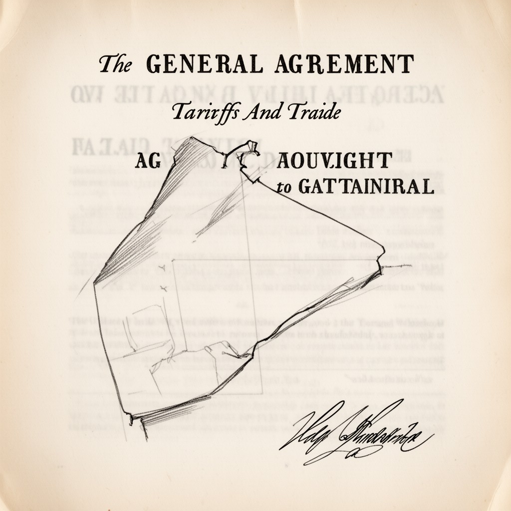 AI-generated illustration of General Agreement on Tariffs and Trade
