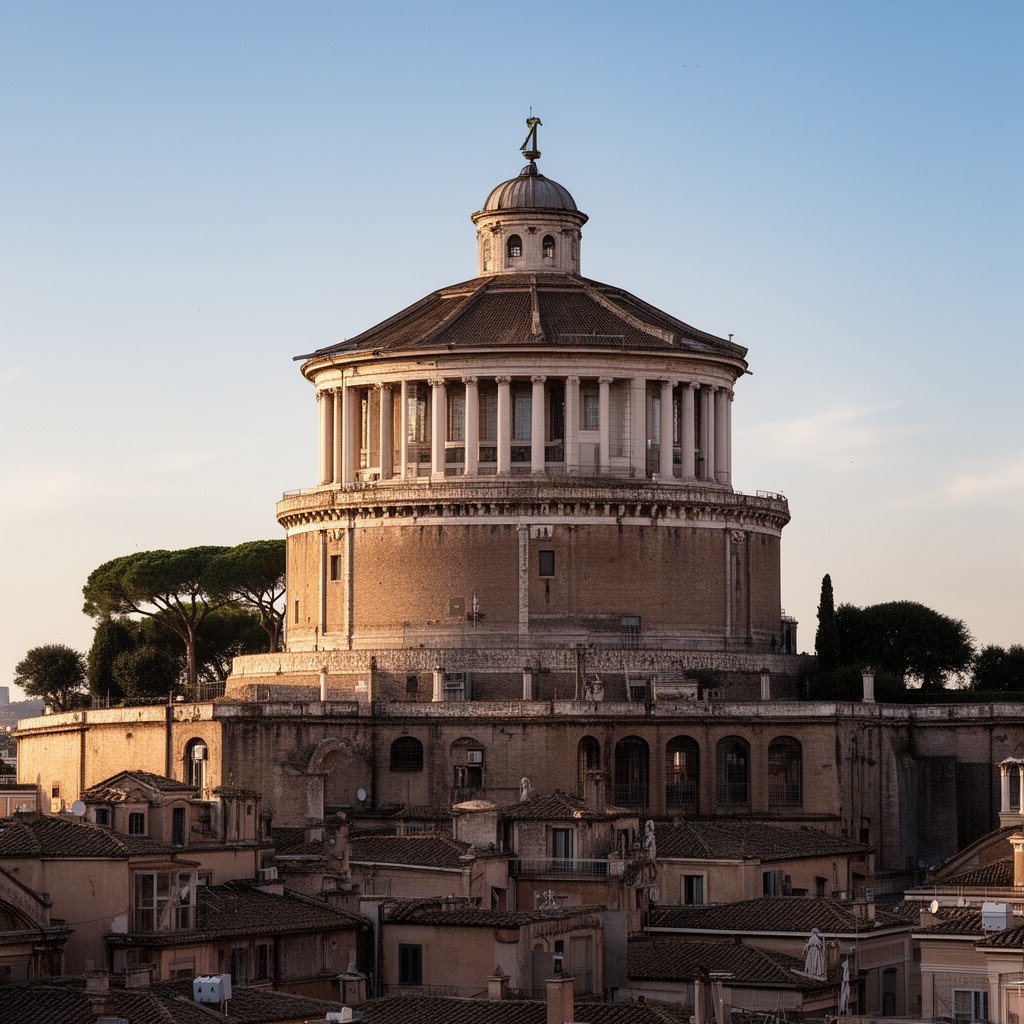 AI-generated illustration of Capitoline Hill