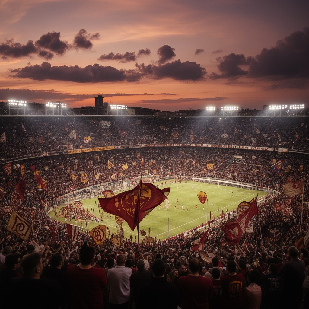 AI-generated illustration of A.S. Roma