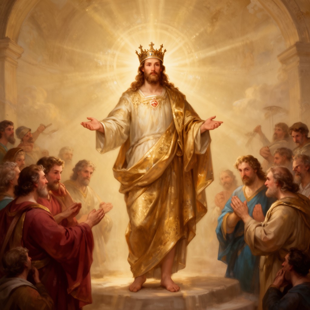 AI-generated illustration of Solemnity of Christ the King