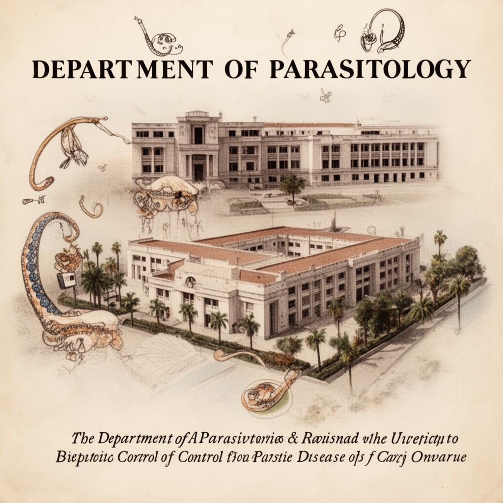 AI-generated illustration of Department of Parasitology