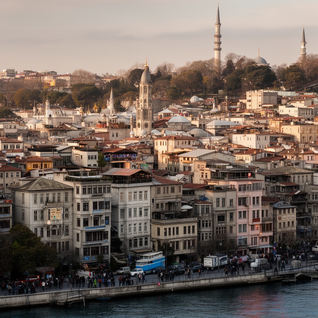 AI-generated illustration of Phanar district of Istanbul