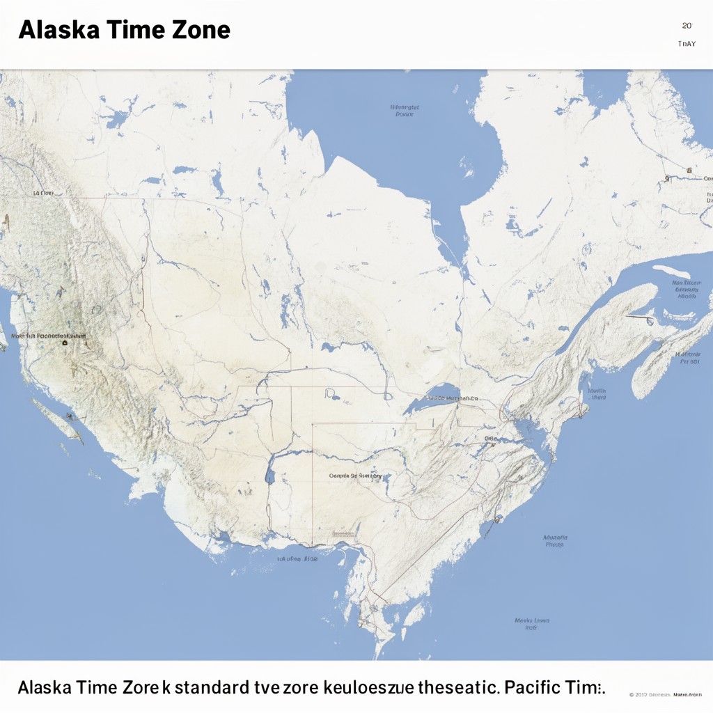 AI-generated illustration of Alaska Time Zone