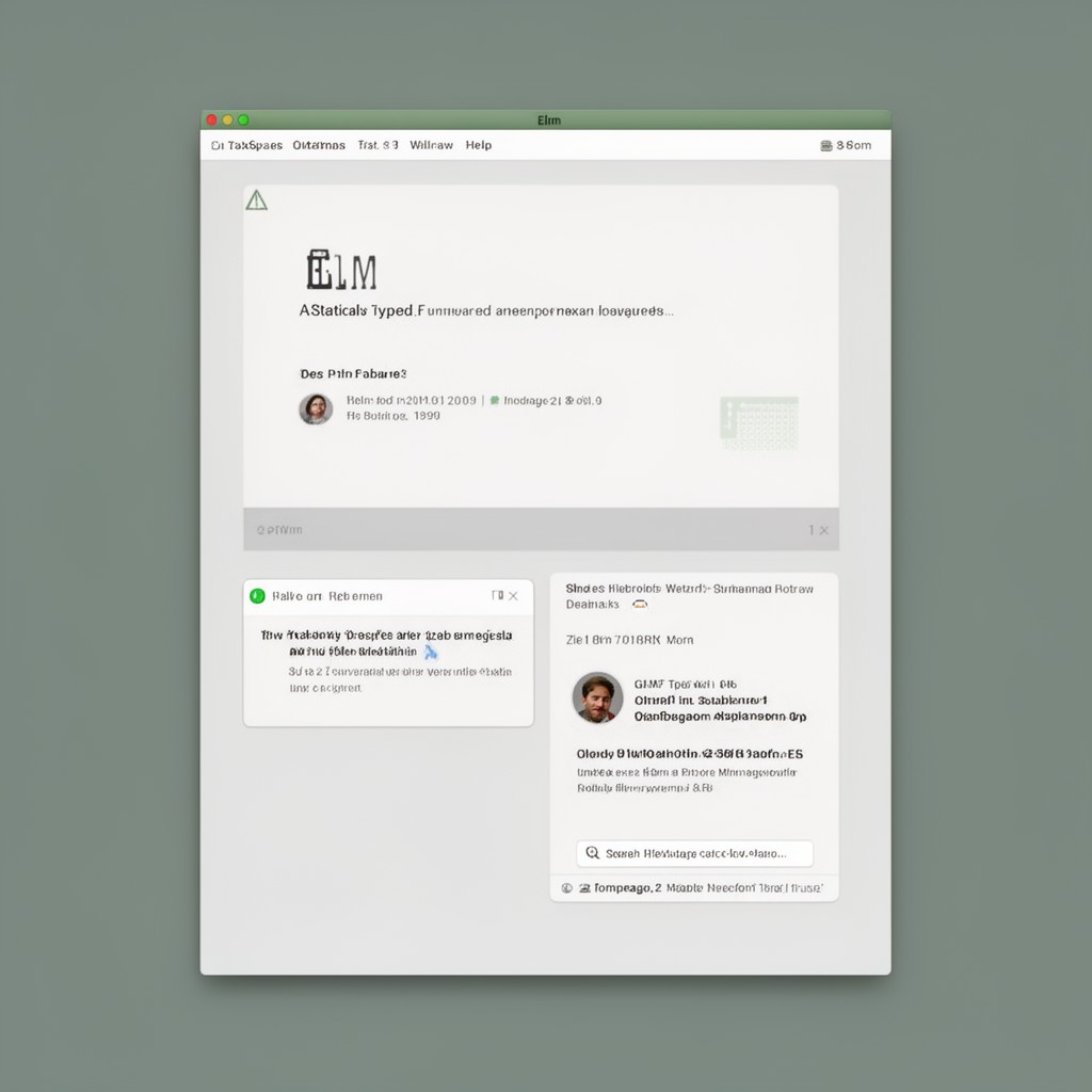 AI-generated illustration of Elm