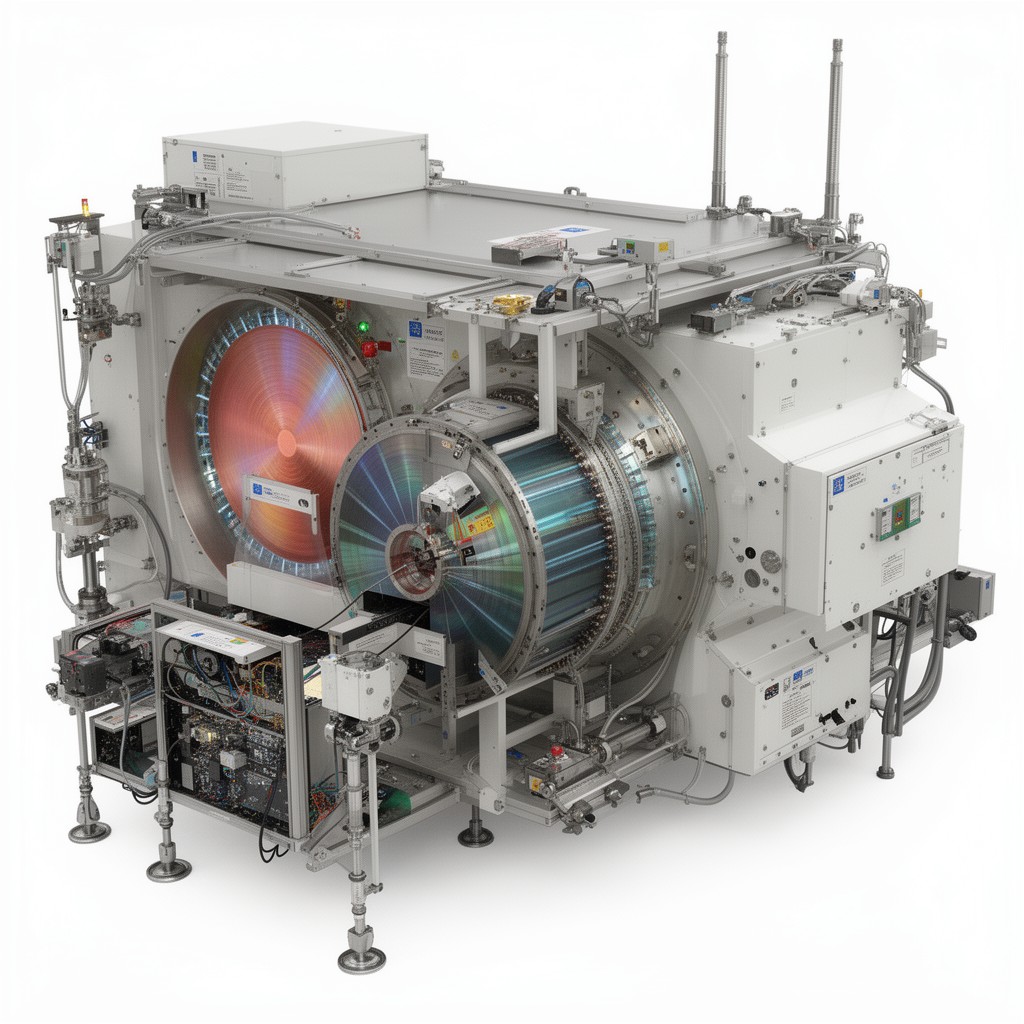 AI-generated illustration of Transition Radiation Detector