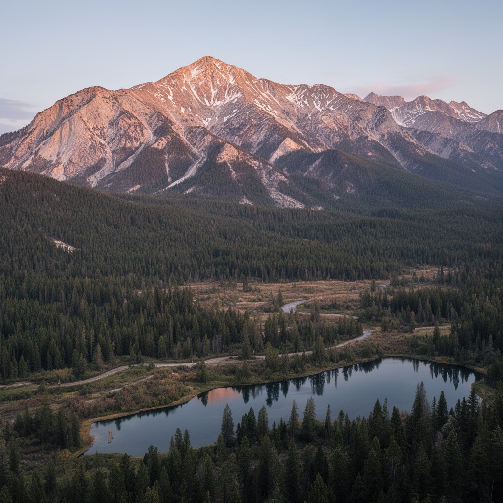 AI-generated illustration of Sierra Nevada