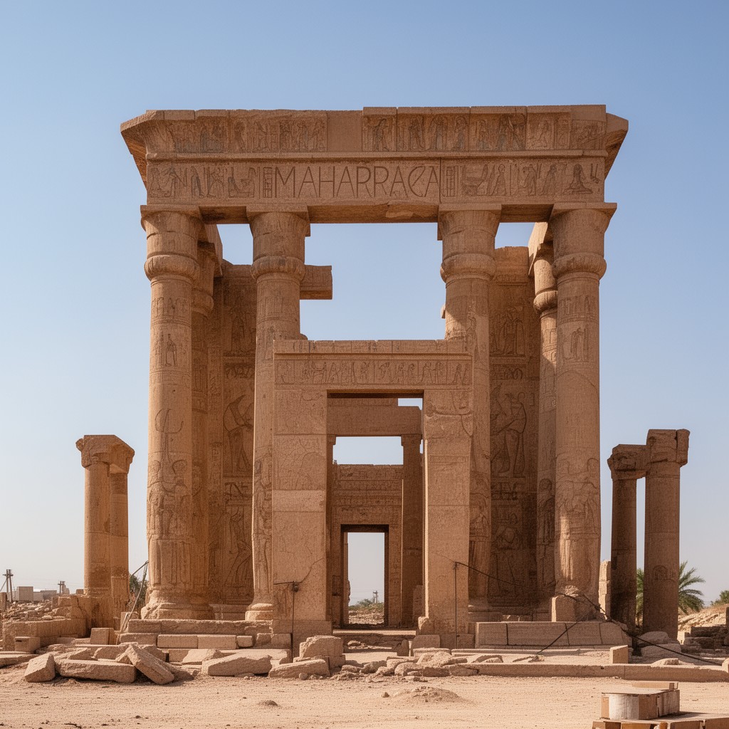 AI-generated illustration of Temple of Maharraqa