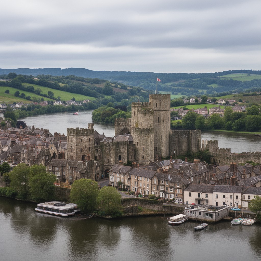AI-generated illustration of Chepstow