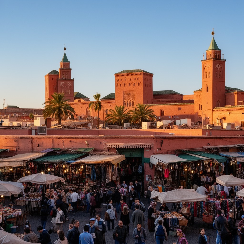AI-generated illustration of Marrakesh