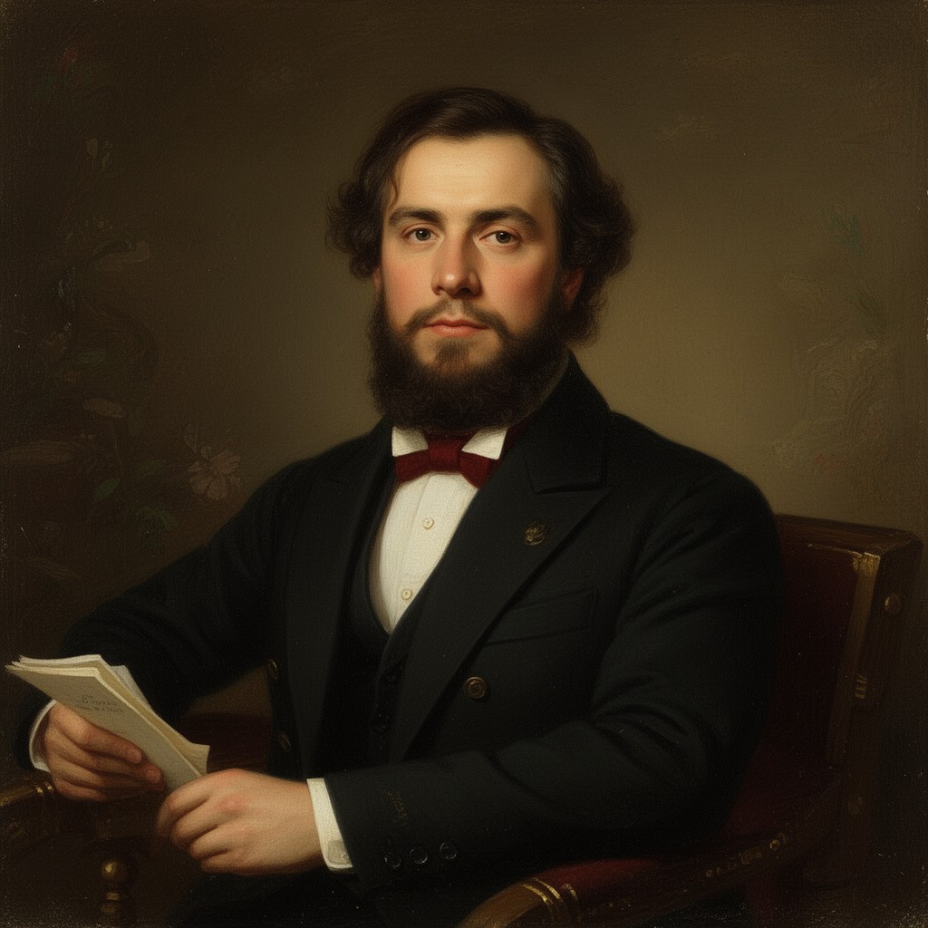 AI-generated illustration of Francisco González Bocanegra