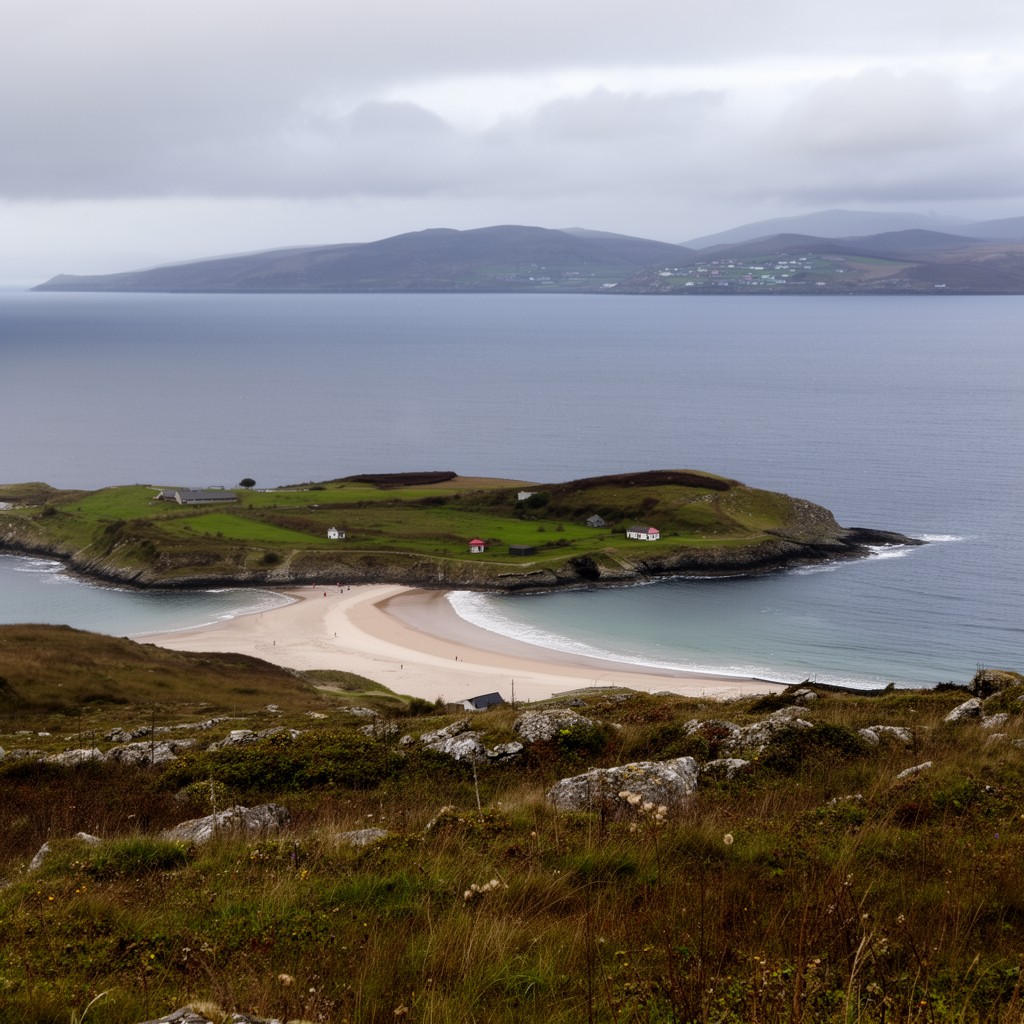 AI-generated illustration of Gigha