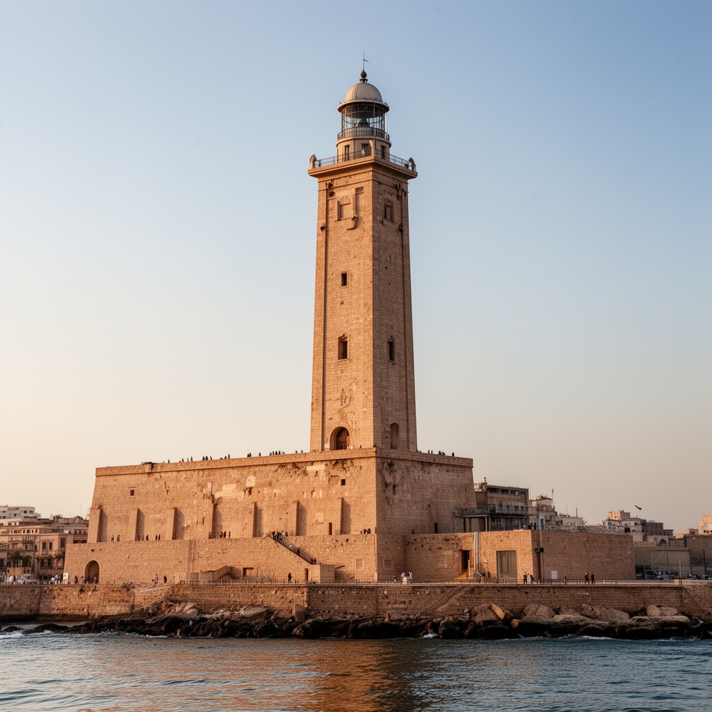 AI-generated illustration of Lighthouse of Alexandria