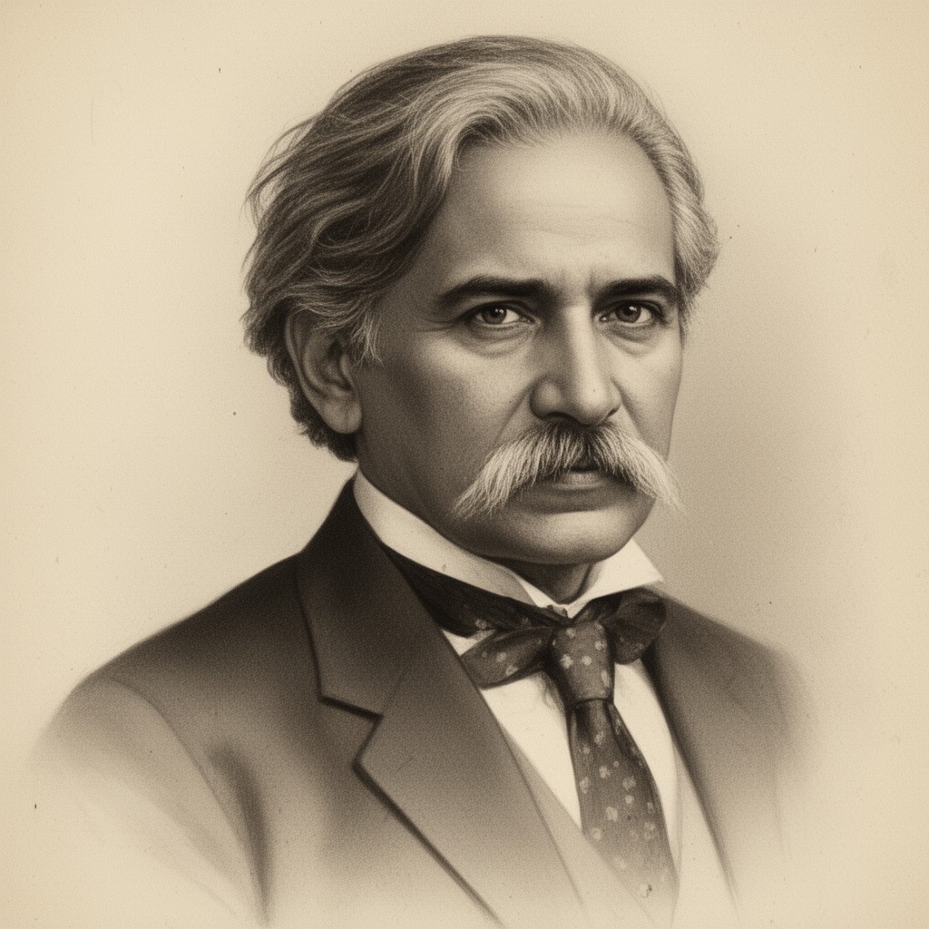 AI-generated illustration of Bipin Chandra Pal