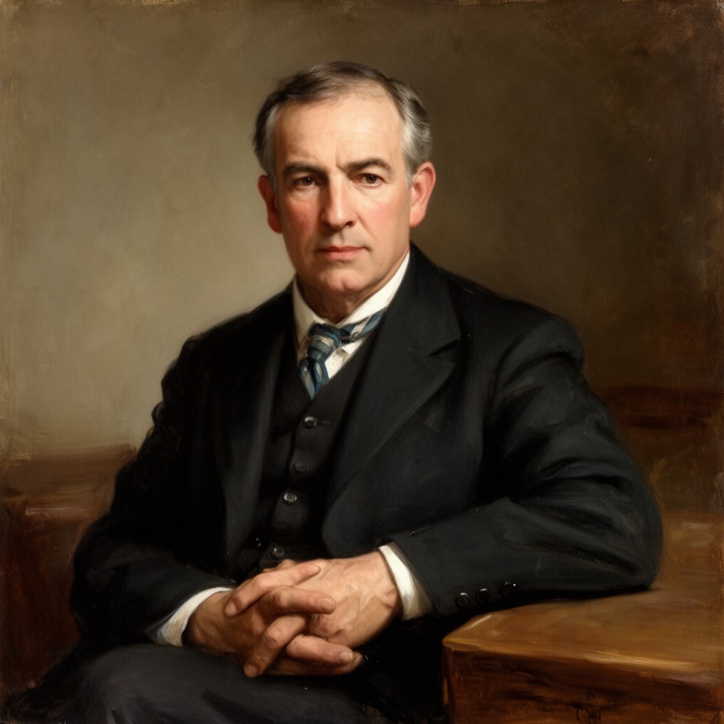 AI-generated illustration of Robert Henri