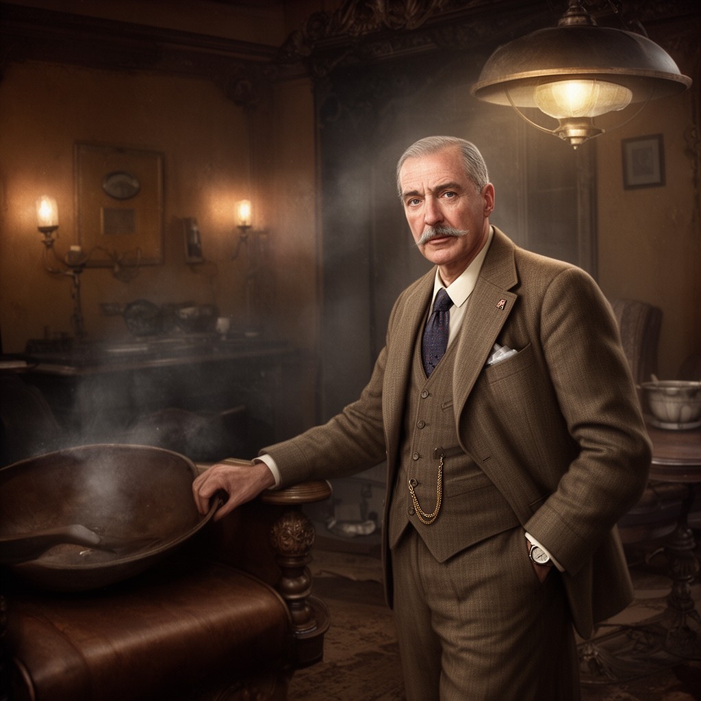 AI-generated illustration of Sir John Anderson
