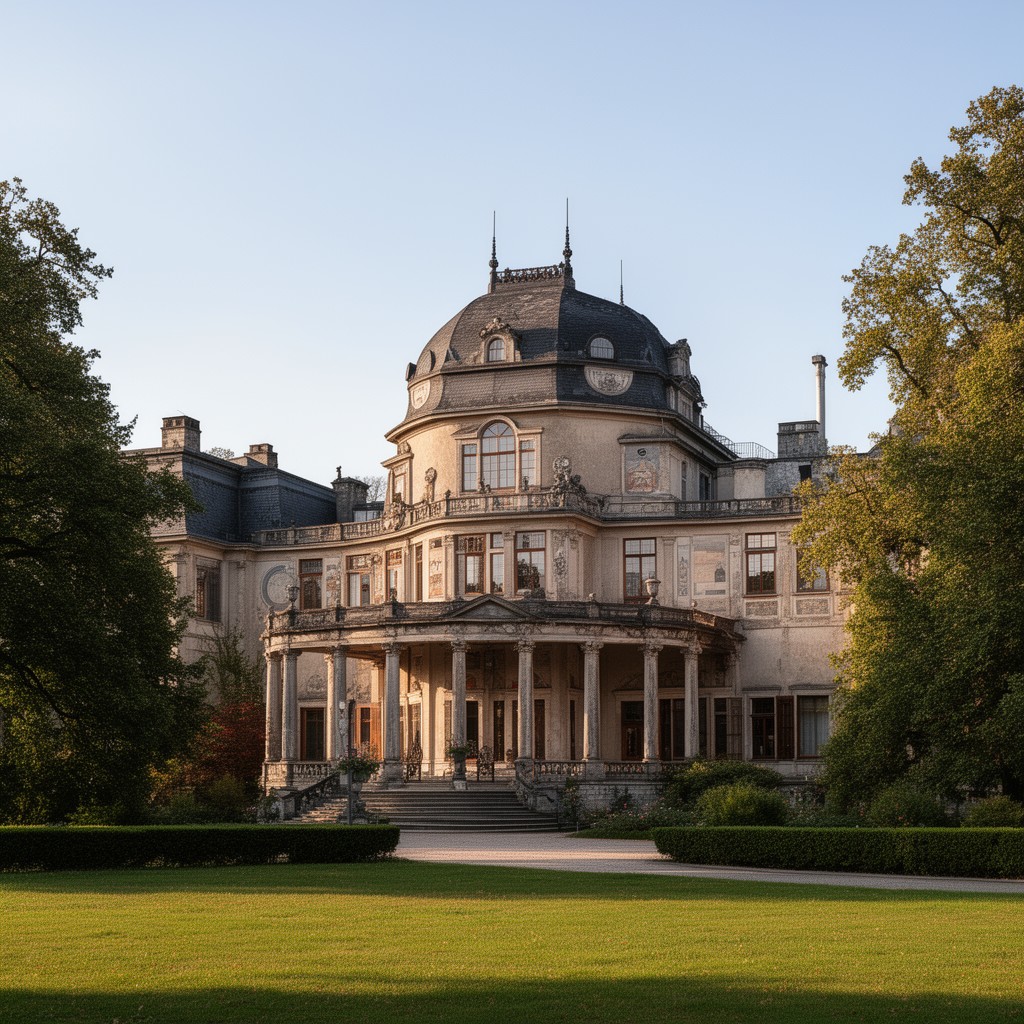 AI-generated illustration of Tegel manor