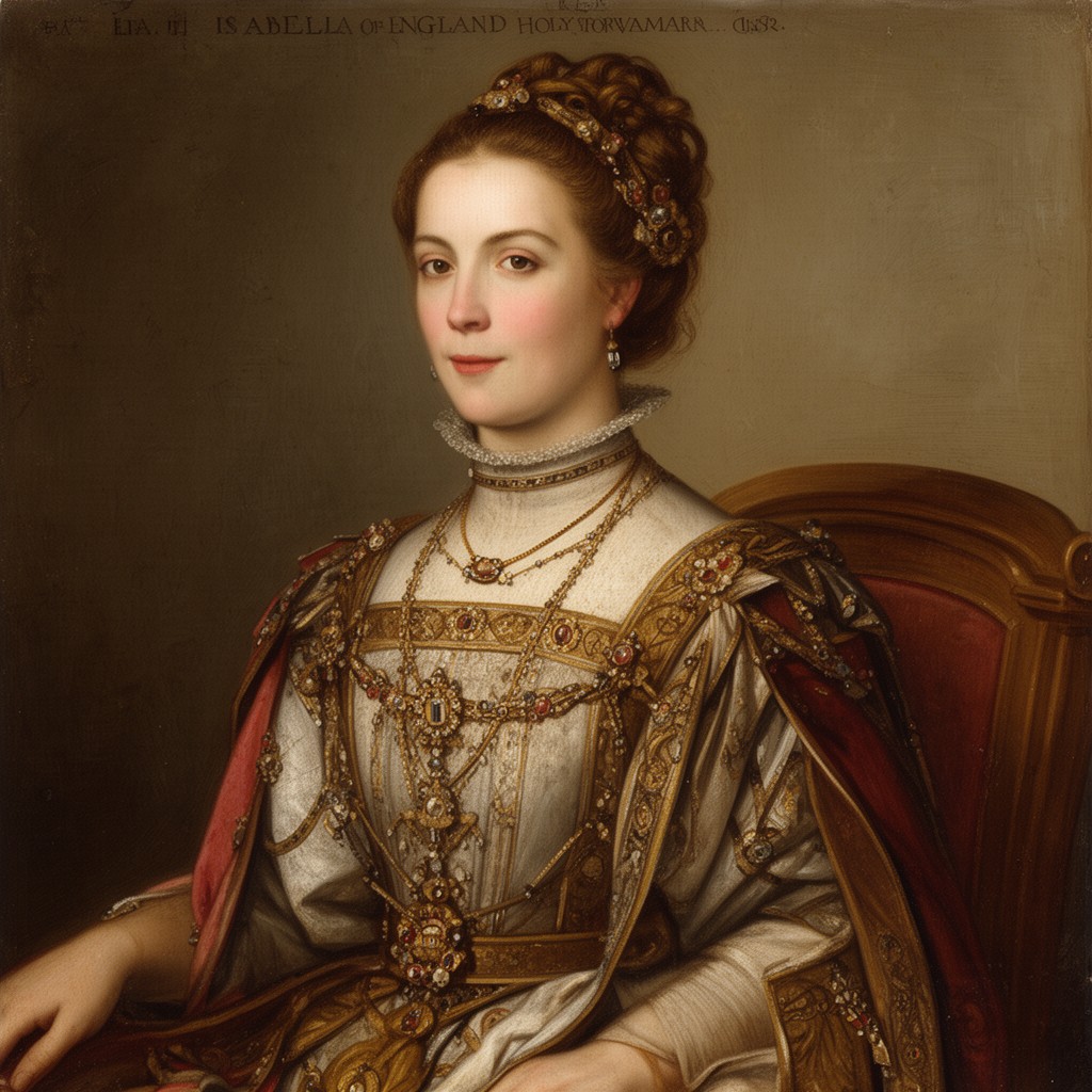 AI-generated illustration of Isabella of England, Holy Roman Empress