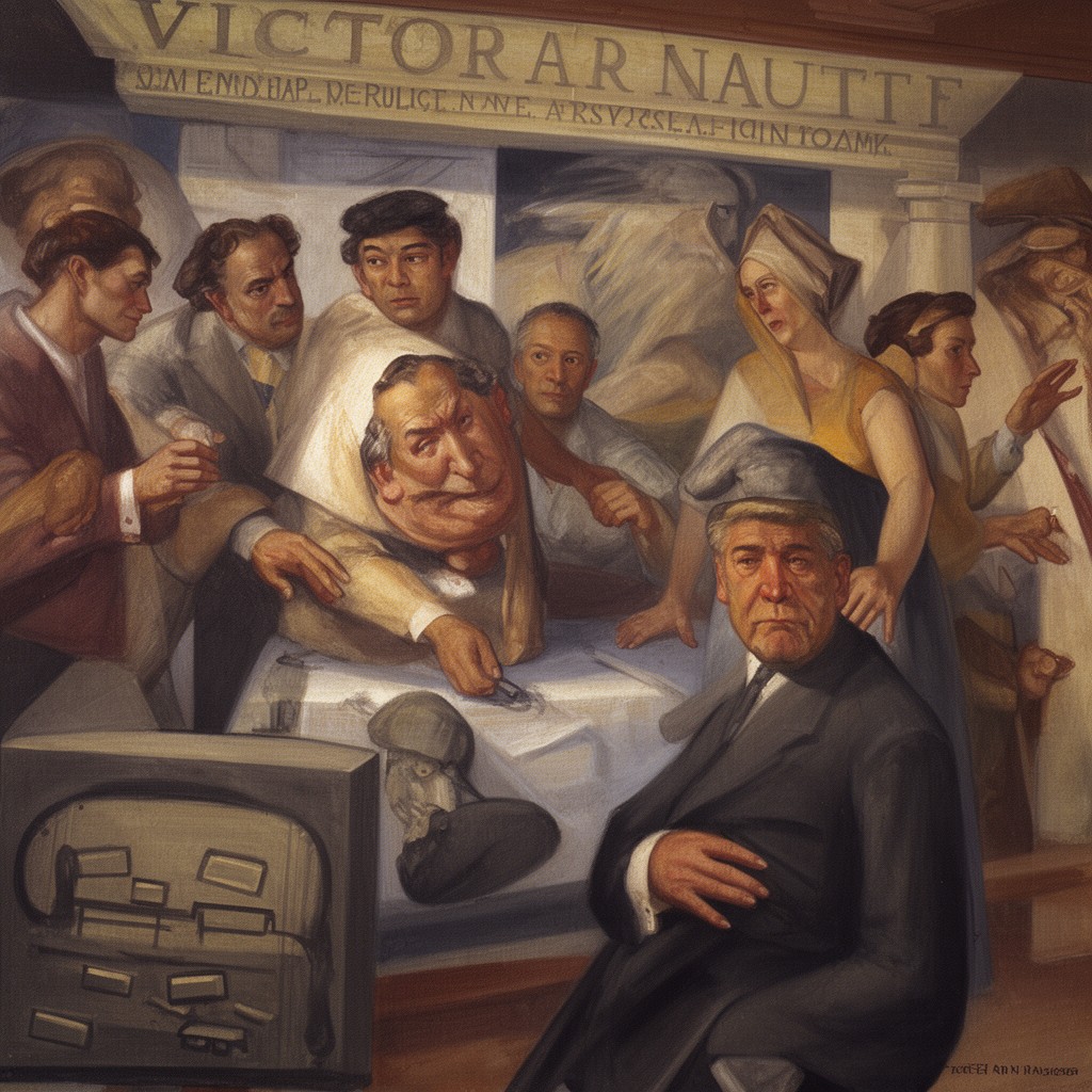 AI-generated illustration of Victor Arnautoff