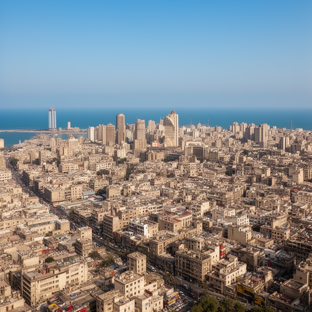 AI-generated illustration of Alexandria Governorate