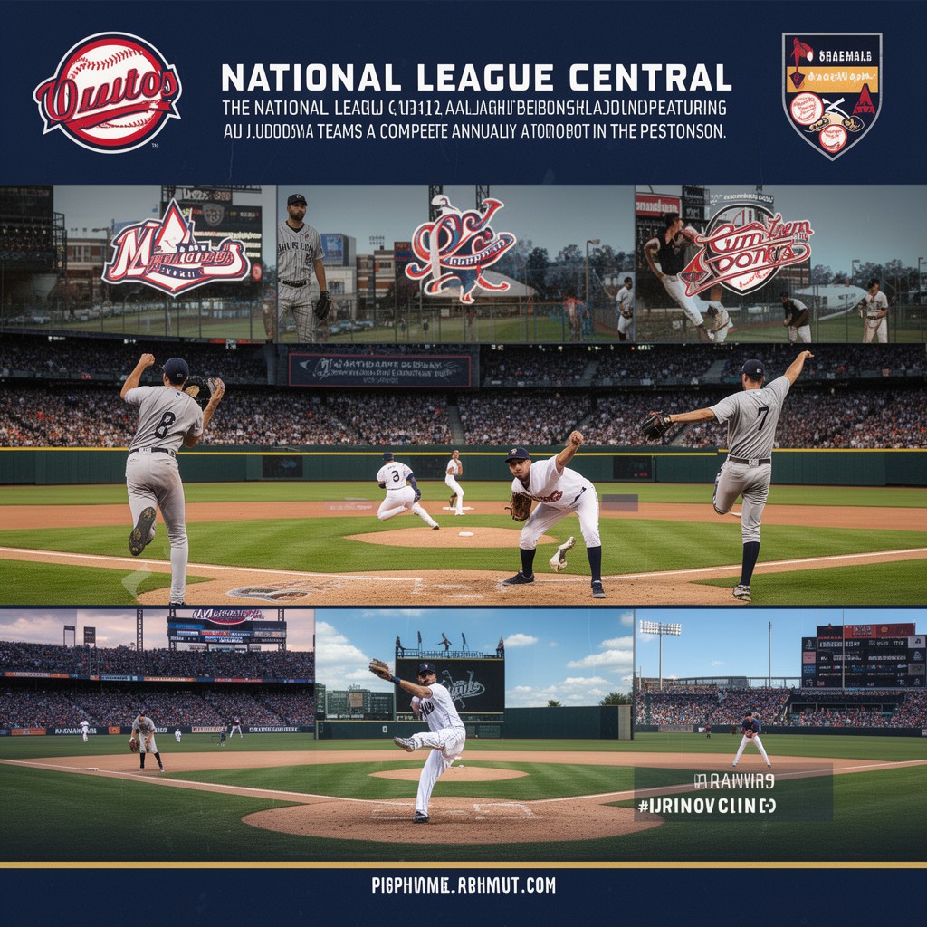 AI-generated illustration of National League Central