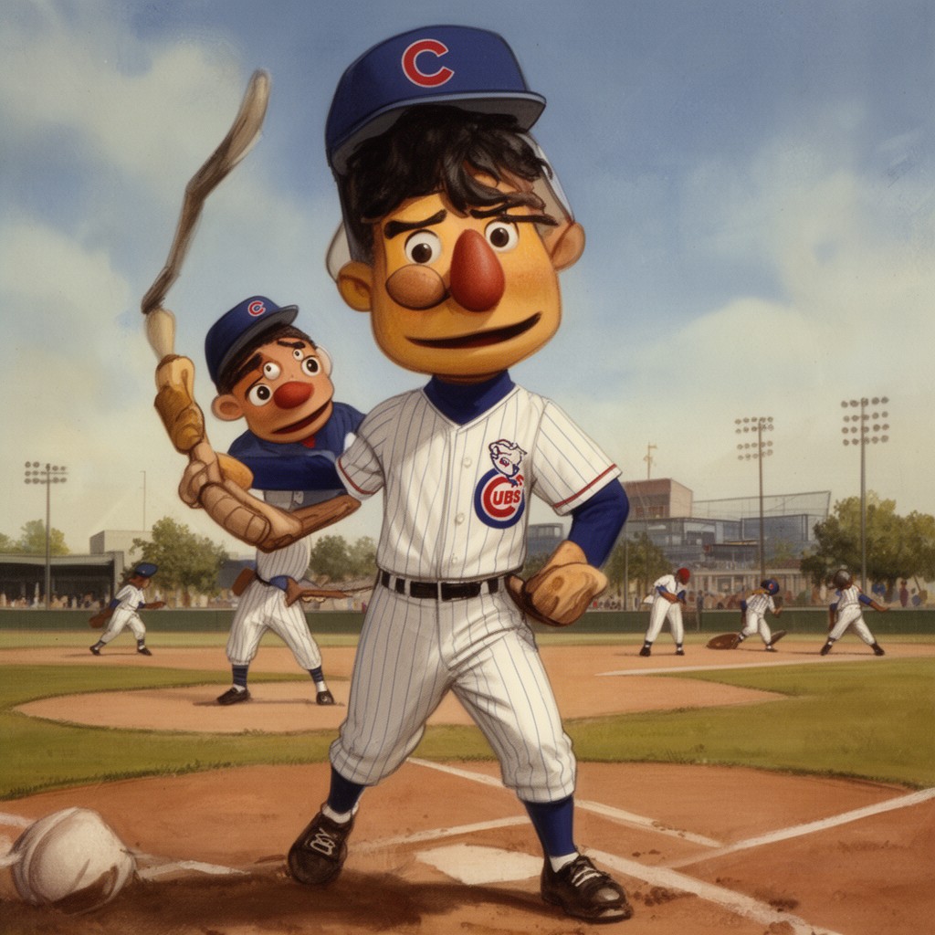 AI-generated illustration of Ernie Banks