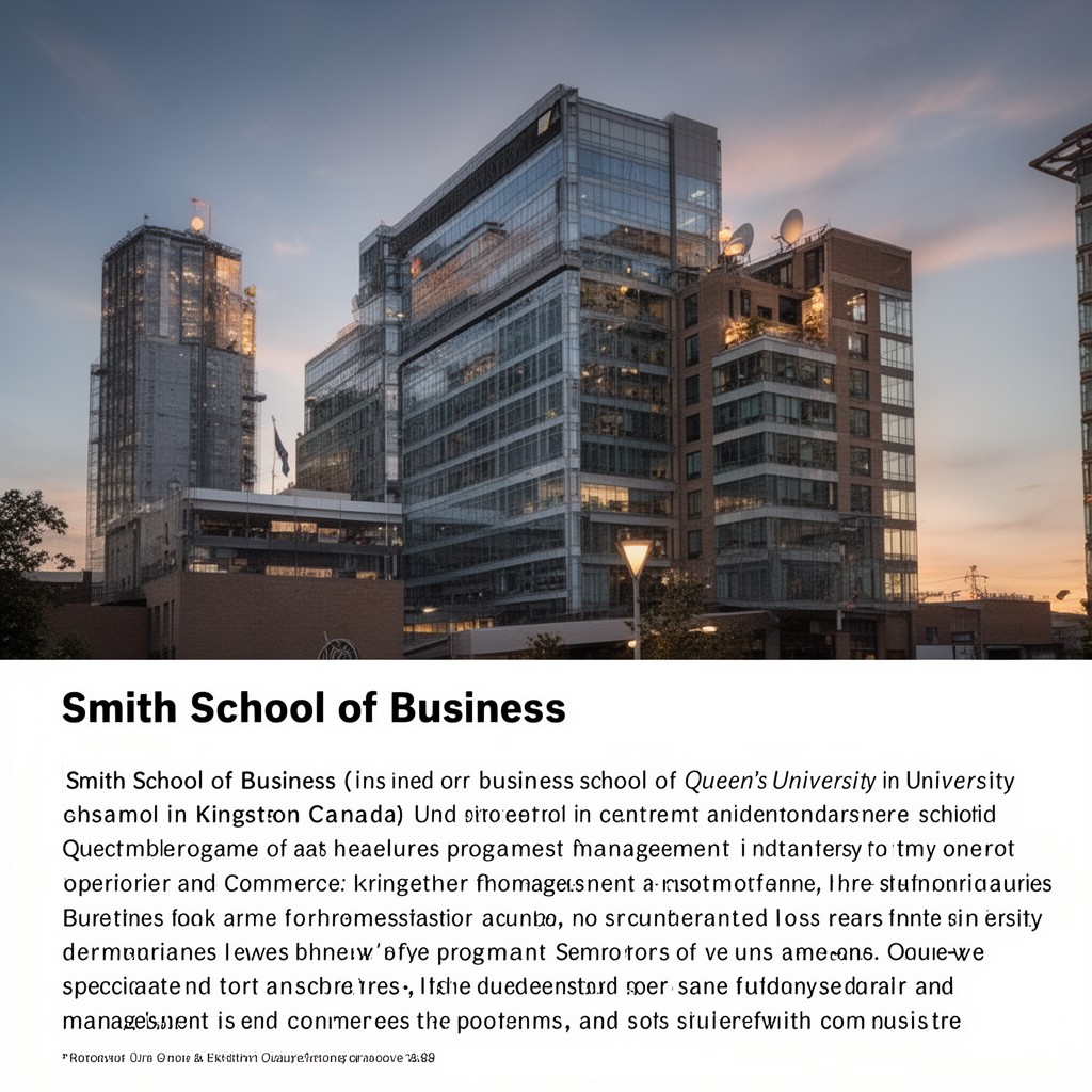 AI-generated illustration of Smith School of Business