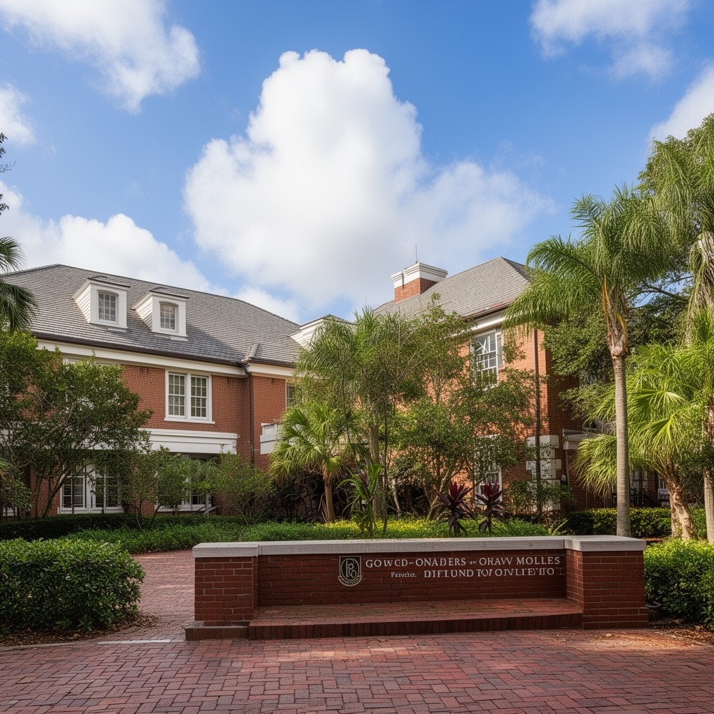 AI-generated illustration of Rollins College