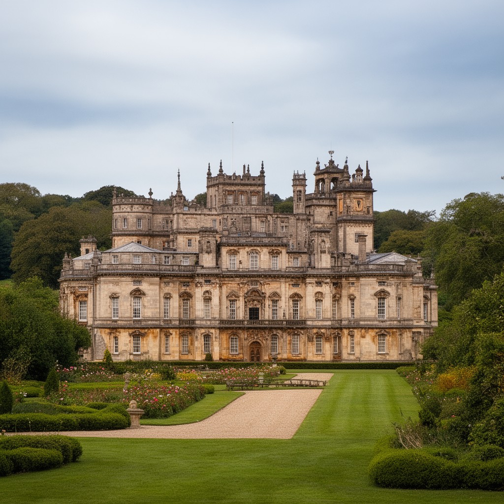 AI-generated illustration of Castle Howard