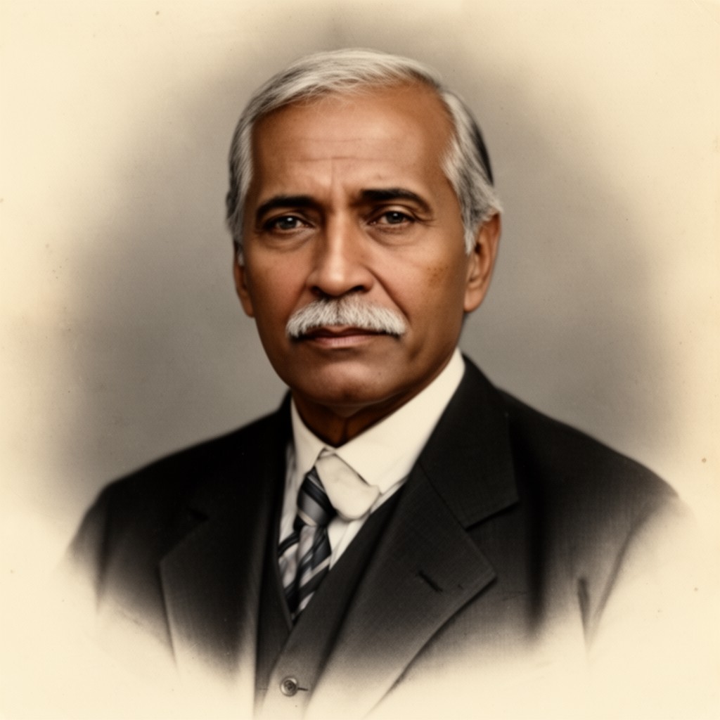 AI-generated illustration of Gopal Krishna Gokhale