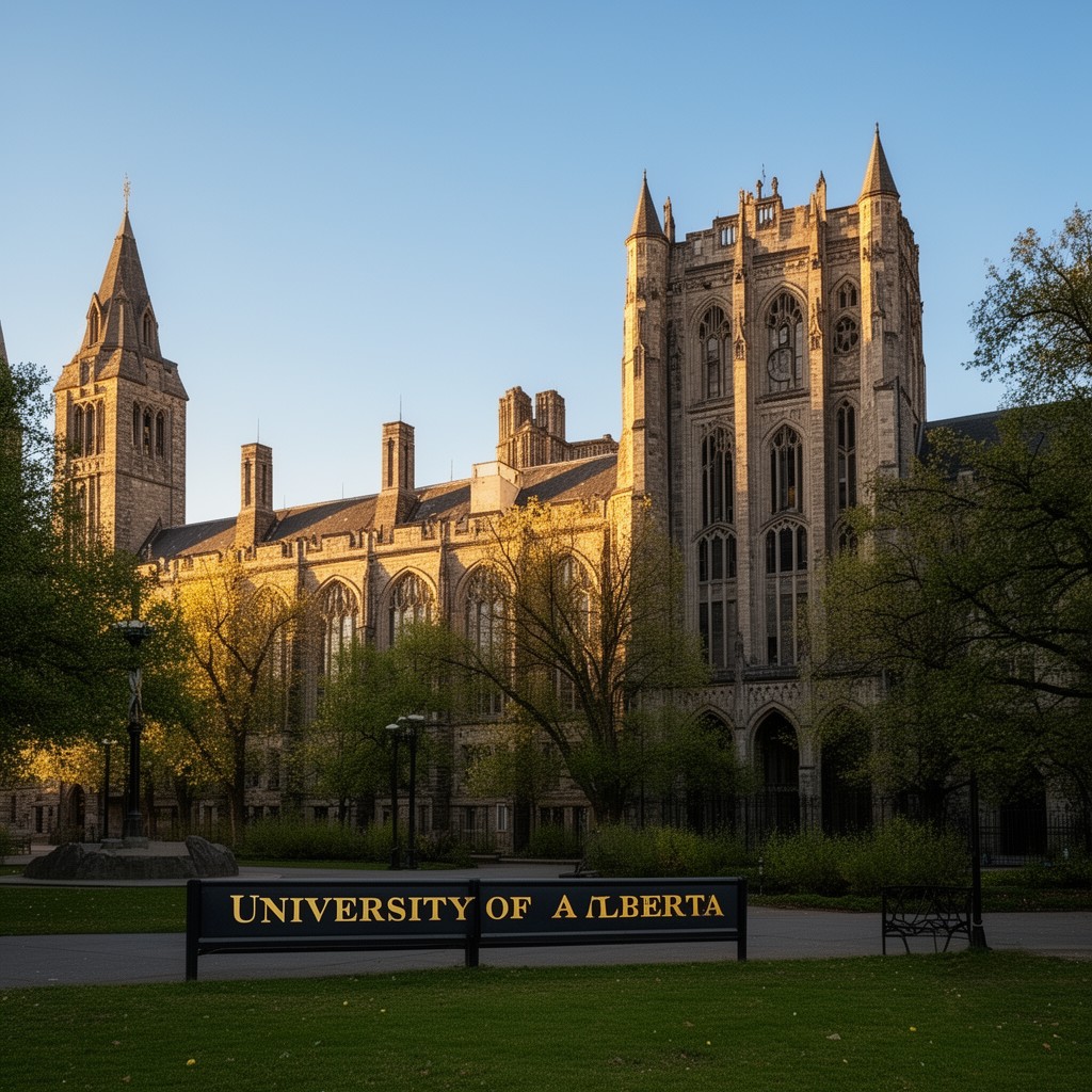 AI-generated illustration of University of Alberta