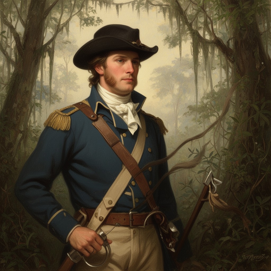 AI-generated illustration of Francis Marion