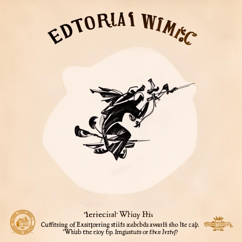 AI-generated illustration of Pulitzer Prize for Editorial Writing