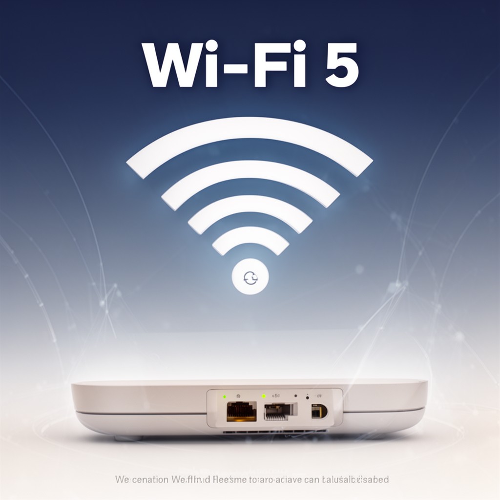 AI-generated illustration of Wi‑Fi 5