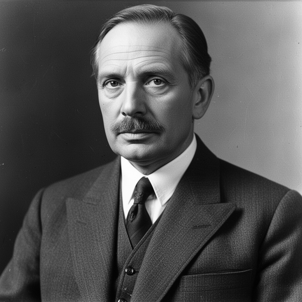 AI-generated illustration of Gustav Adolf Steengracht von Moyland