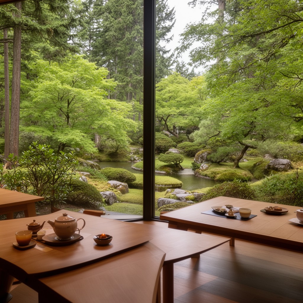 AI-generated illustration of Umami Café