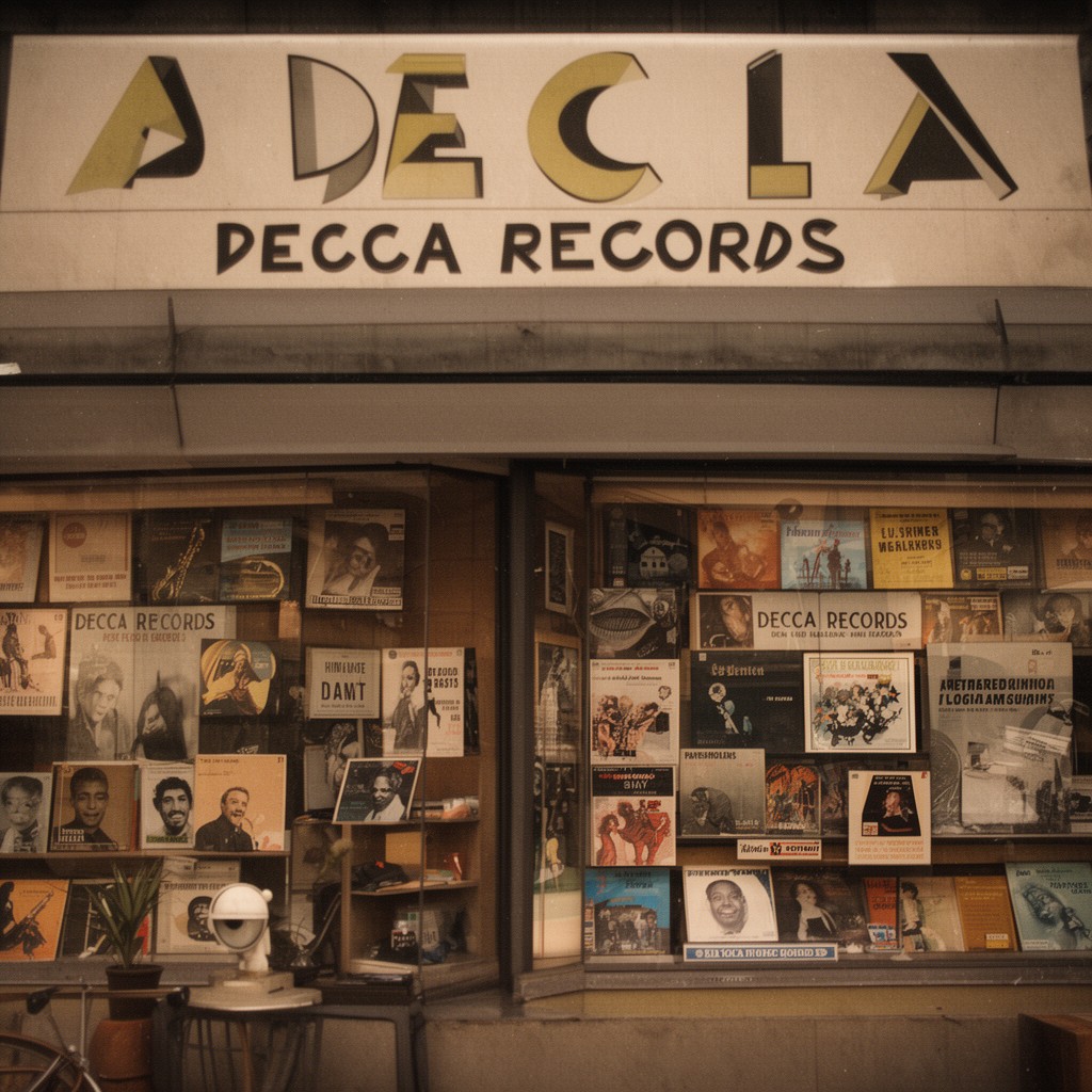 AI-generated illustration of Decca Records