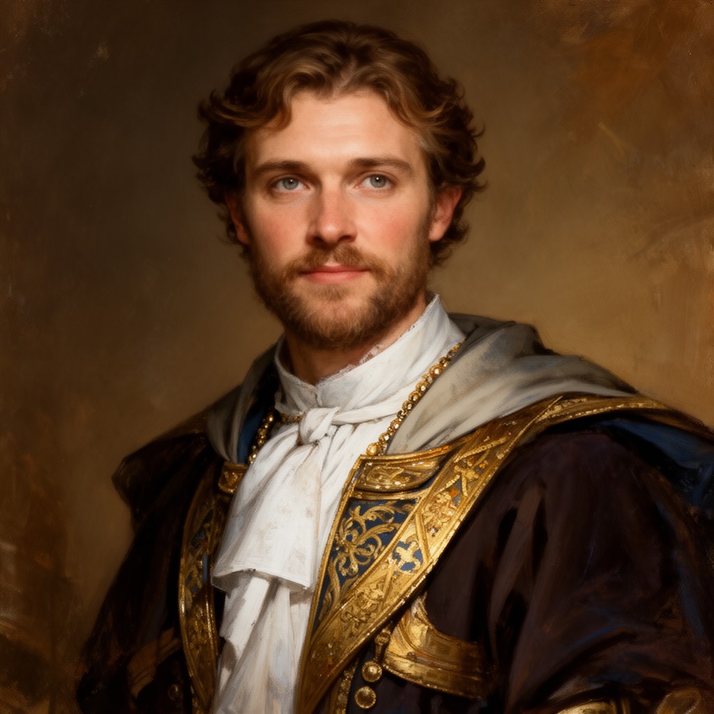 AI-generated illustration of Robert II of Scotland