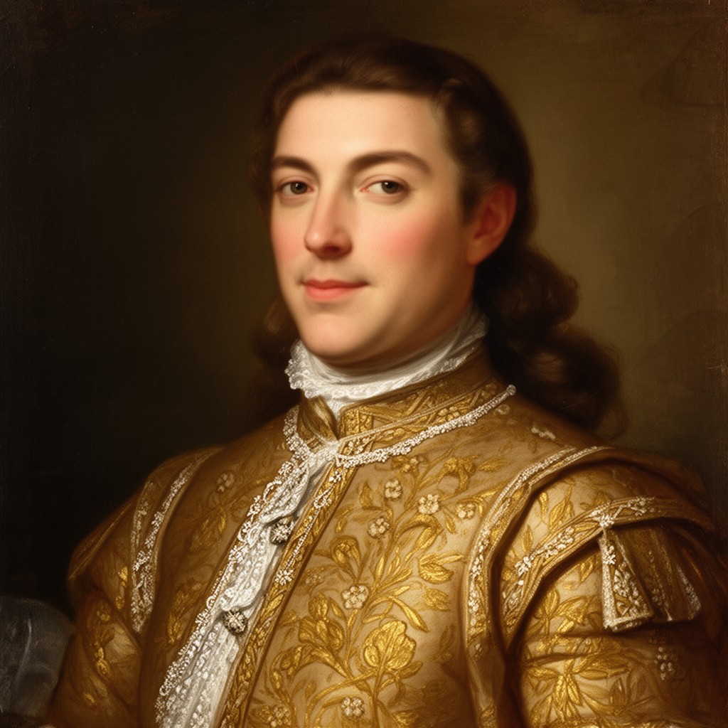 AI-generated illustration of Louis de Bourbon, Count of Vermandois