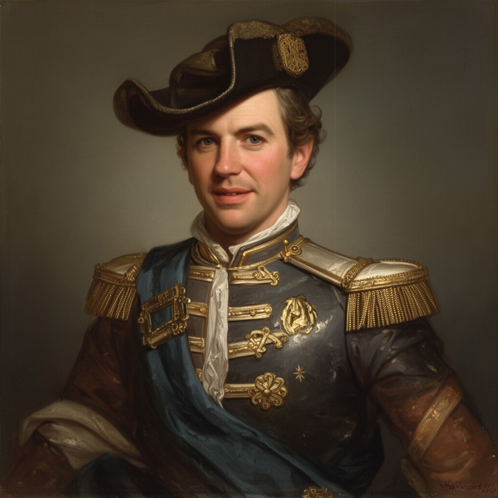 AI-generated illustration of Thomas Button