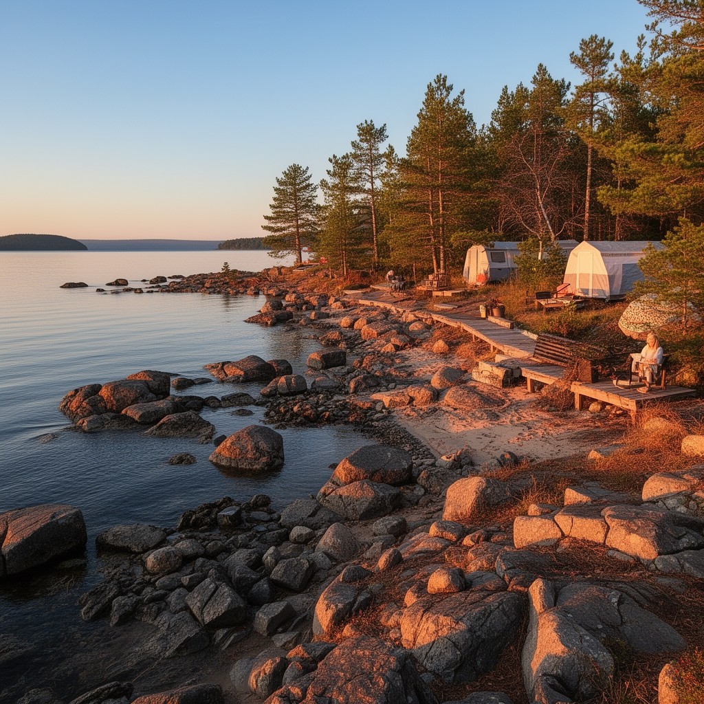 AI-generated illustration of Killbear Provincial Park