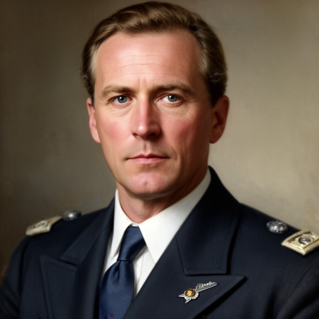 AI-generated illustration of Haakon VII of Norway