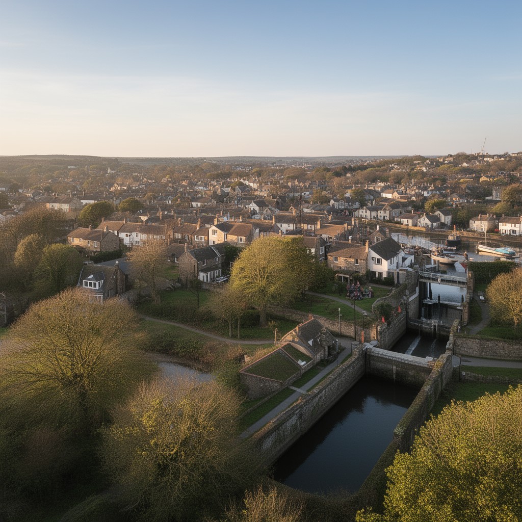 AI-generated illustration of Eastham Village