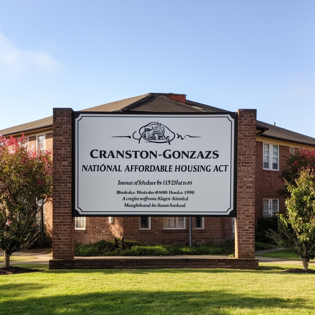 AI-generated illustration of Cranston-Gonzalez National Affordable Housing Act