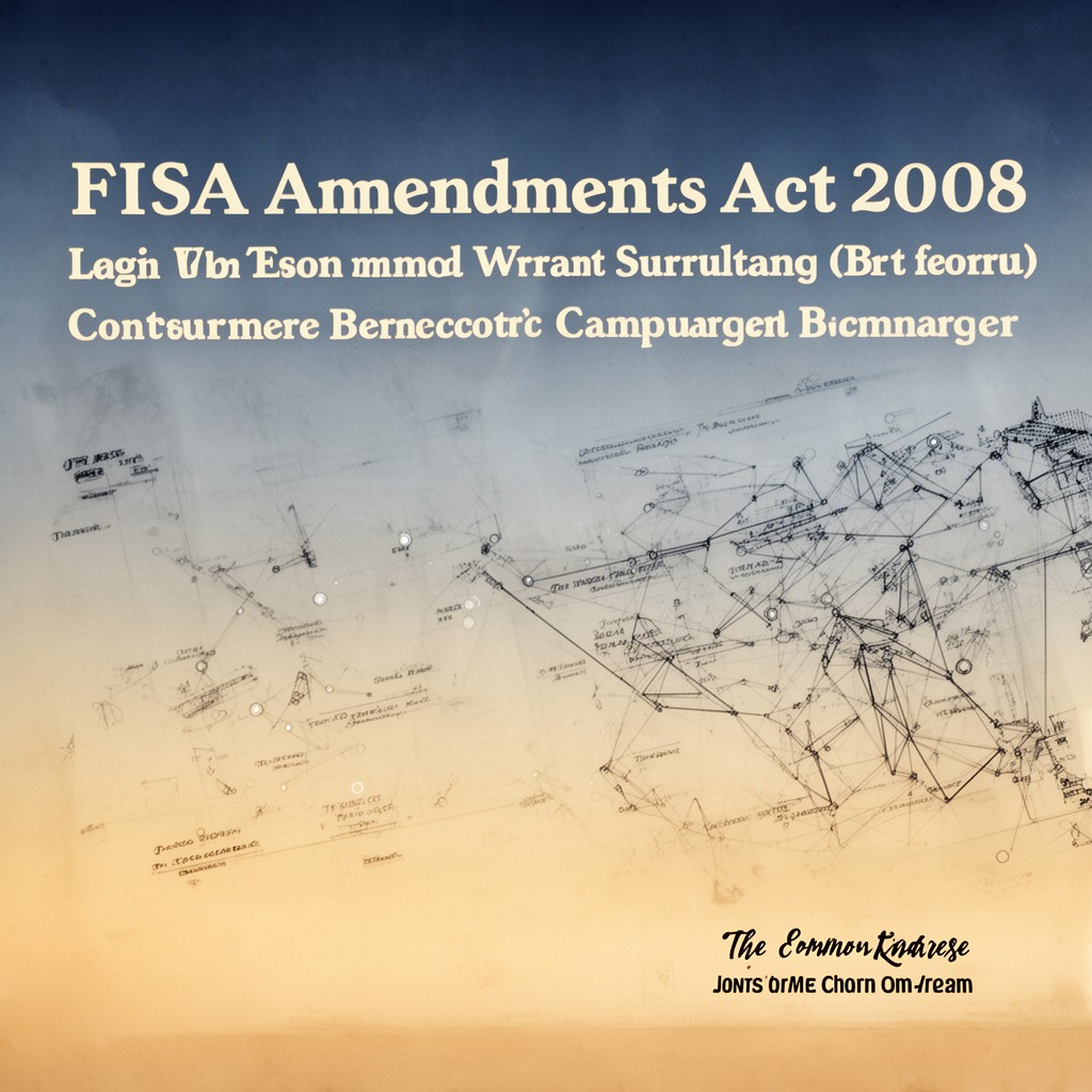 AI-generated illustration of FISA Amendments Act of 2008