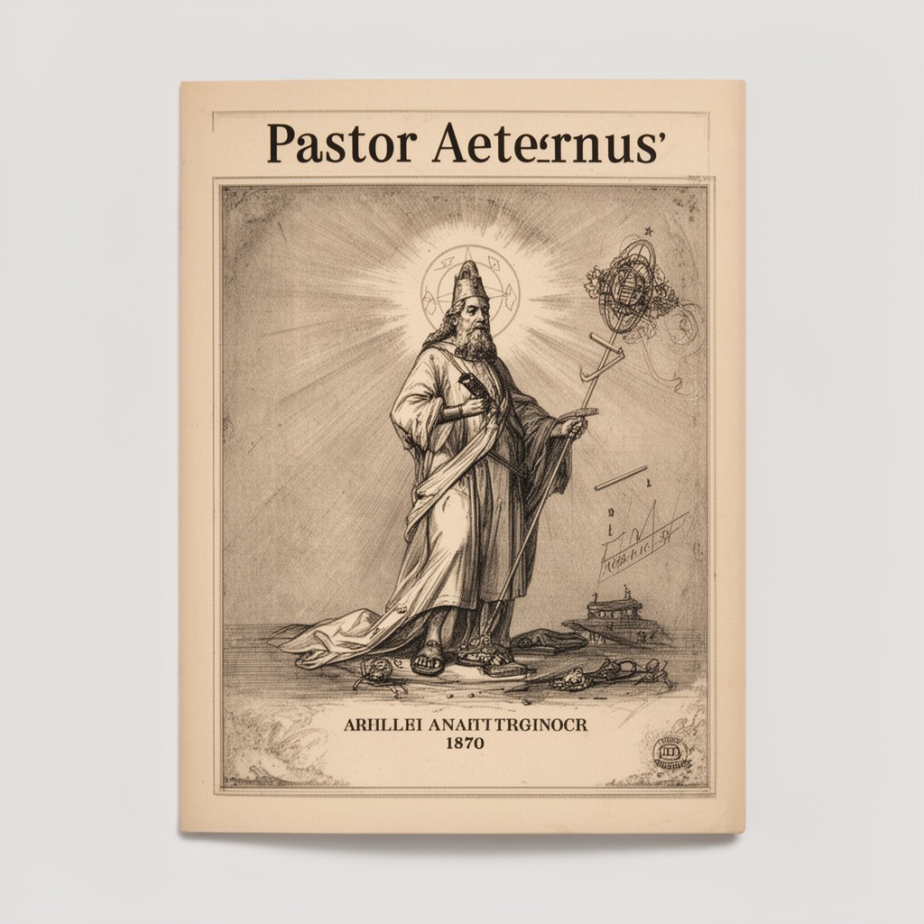 AI-generated illustration of Pastor aeternus
