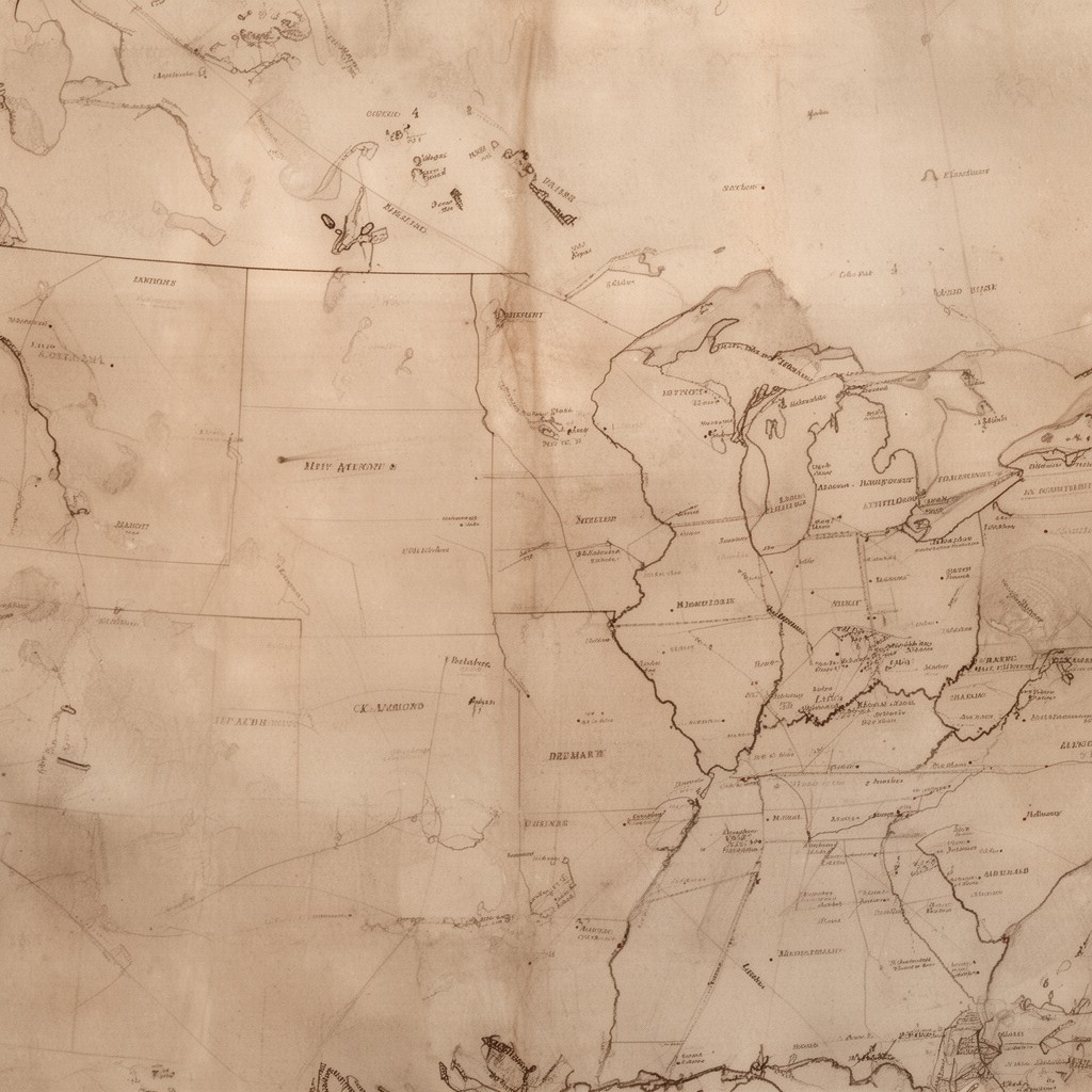 AI-generated illustration of Mid-Atlantic states